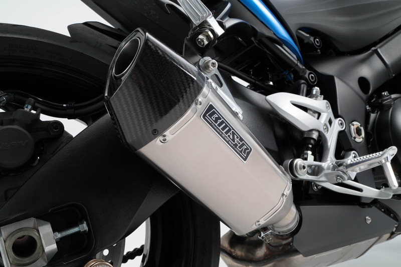 BEAMS G334-64-P1J GSX-S1000/F CORSA-EVO2 スリップオン チタンソリッド ビームス マフラー JP-BMS-MU412CE