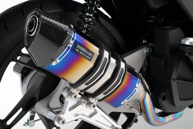 BEAMS G165-65-001 PCX125 2014~  CORSA-EVO2 ヒートチタン ビームス マフラー JP-BMS-MU424CE
