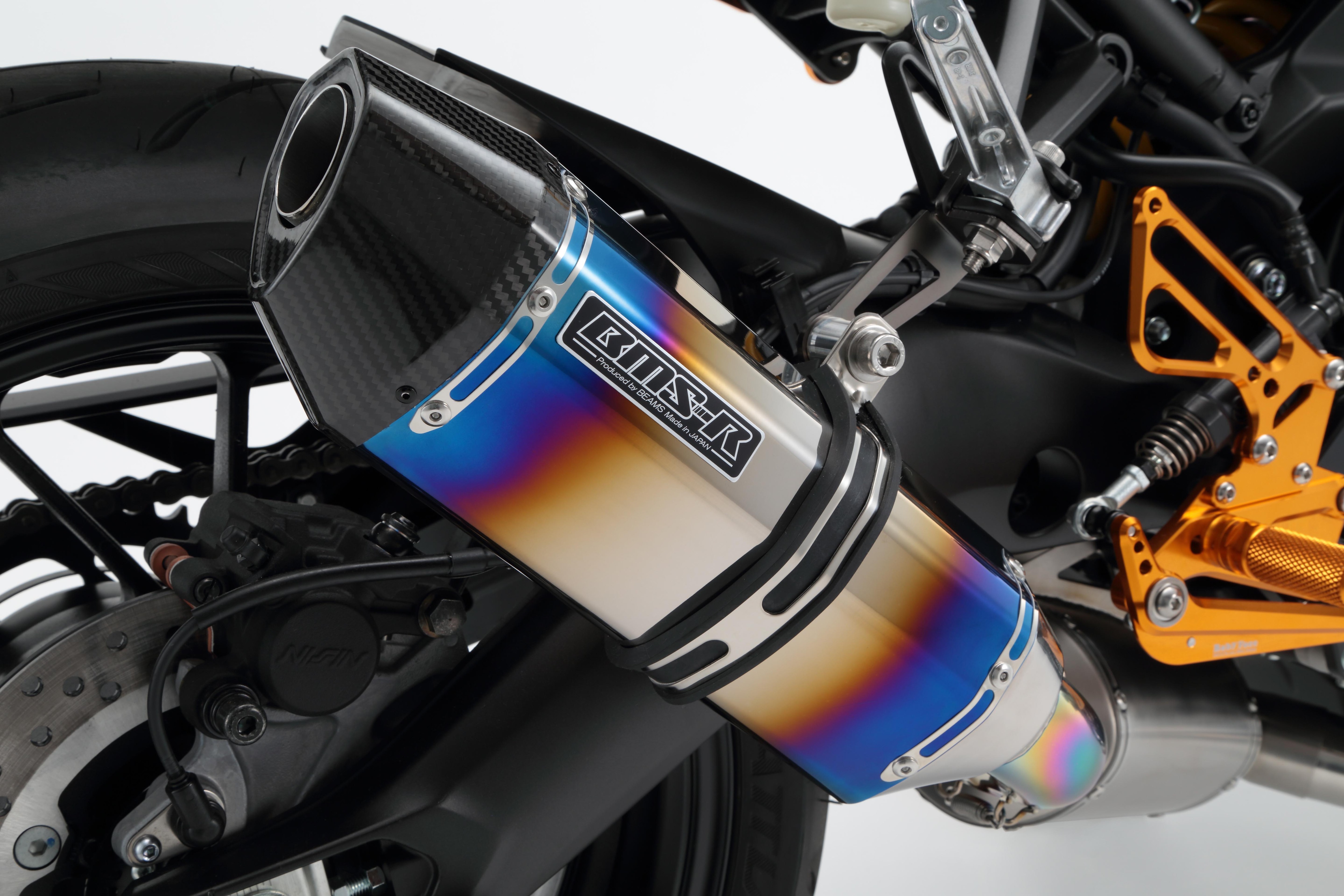 BEAMS G245-65-T2J XSR900 EBL-RN46J CORSA-EVOⅡ TITAN チタンフルエキ ヒートチタン 政府認証 ビームス マフラー JP-BMS-MU432T2