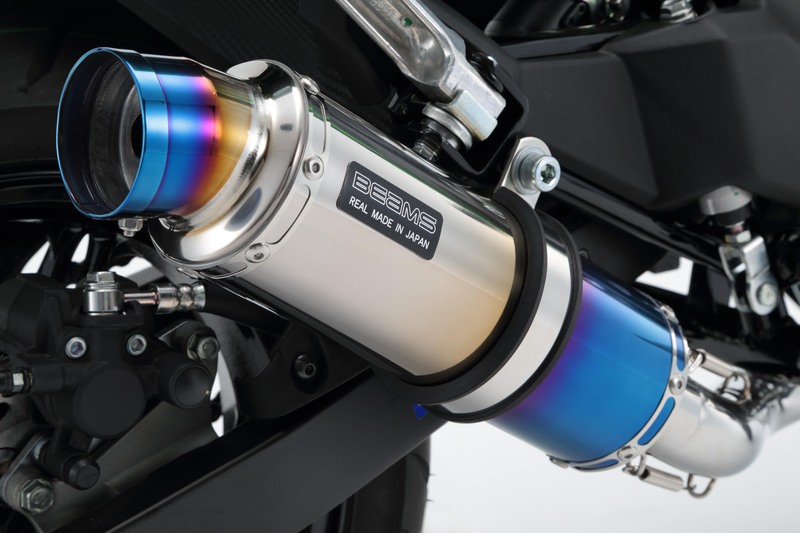 BEAMS G424-53-007 Z125PRO 2BJ-BR125H R-EVO ヒートチタン ビームス マフラー JP-BMS-MU434HT