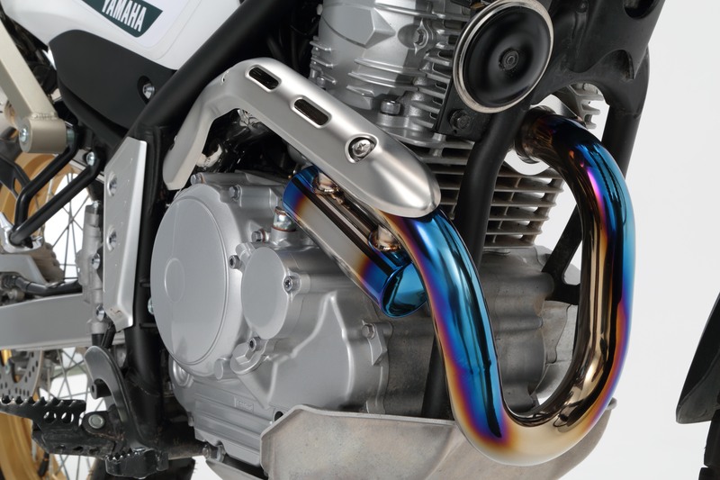 BEAMS G224-65-100 SEROW250 Fi 2008~セロー サブチャンバー付き フルチタン フロントパイプ JP-BMS-MU442FP