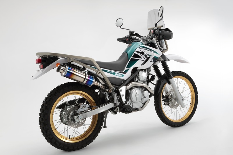 BEAMS G224-06-004 SEROW250 Fi 2008~セロー SS300 SP ヒートチタン スリップオン マフラー JP-BMS-MU442HT