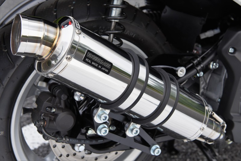 BEAMS G252-53-008 N-MAX155 エヌマックス 2BK-SG50J R-EVO ステンレスサイレンサー ビームス マフラー JP-BMS-MU456SU
