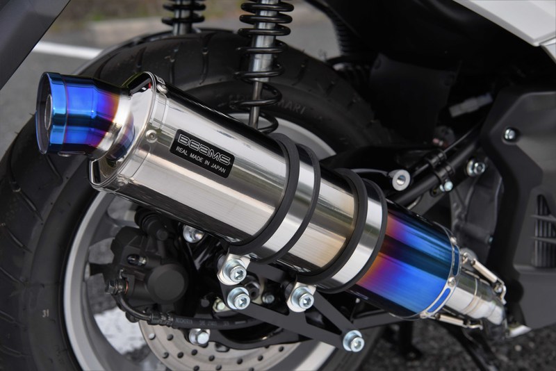 BEAMS G252-53-007 N-MAX155 エヌマックス 2BK-SG50J R-EVO チタンサイレンサー ビームス マフラー JP-BMS-MU456TI