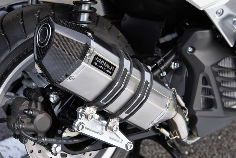 BEAMS G252-64-000 N-MAX155 エヌマックス 2BK-SG50J CORSA-EVOⅡ ステンレスサイレンサー ビームス マフラー JP-BMS-MU458SU
