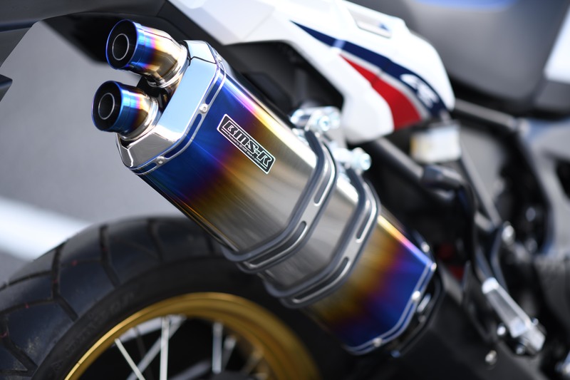 BEAMS G178-67-P1J アフリカツイン CRF1000L 2BL-SD04 GTA パワーサイレント スリップオン ヒートチタン ビームス マフラー JP-BMS-MU478HT