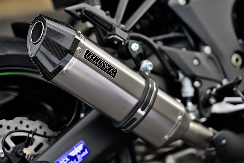 BEAMS G428-65-P1J Z1000 17~ 2BL-ZXT00W CORSA-EVOⅡ チタンソリッド スリップオンW ビームス マフラー JP-BMS-MU479TI