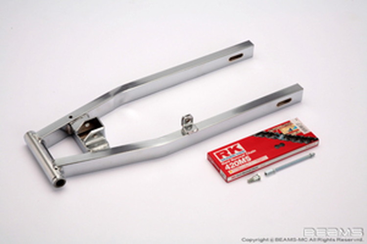 BEAMS  B115-38-007 APE100 エイプ HC07 ロングスイングアーム 15センチメッキ ビームス JP-BMS-SA004PL