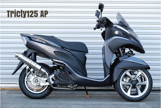 CORES コアーズ Exhaust Tricity125 トリシティ CE01 S-Type Ver-AP CE01-TR0001-AP マフラー JP-CRS-MU004AP