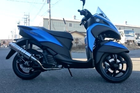 CORES コアーズ Exhaust Tricity155 トリシティ CE01 S-Type Ver-AP CE01-TR155-0001-AP オールポリッシュマフラー JP-CRS-MU011AP