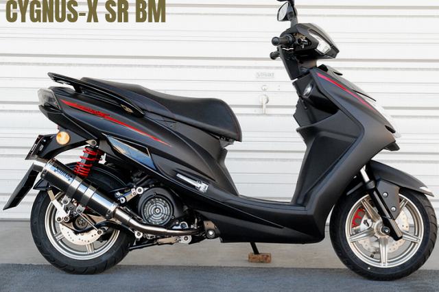 CORES コアーズ Exhaust CygnusX125 シグナスX CE01 S-Type Ver-BM CE01-CY0002-BM ブラックメタル マフラー 4シグ JP-CRS-MU013BM