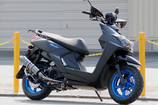CORES コアーズ Exhaust BW’S125 ビーウィズ CE01 S-Type Ver-AB CE01-BW0001-AB オールブラックス マフラー JP-CRS-MU014AB