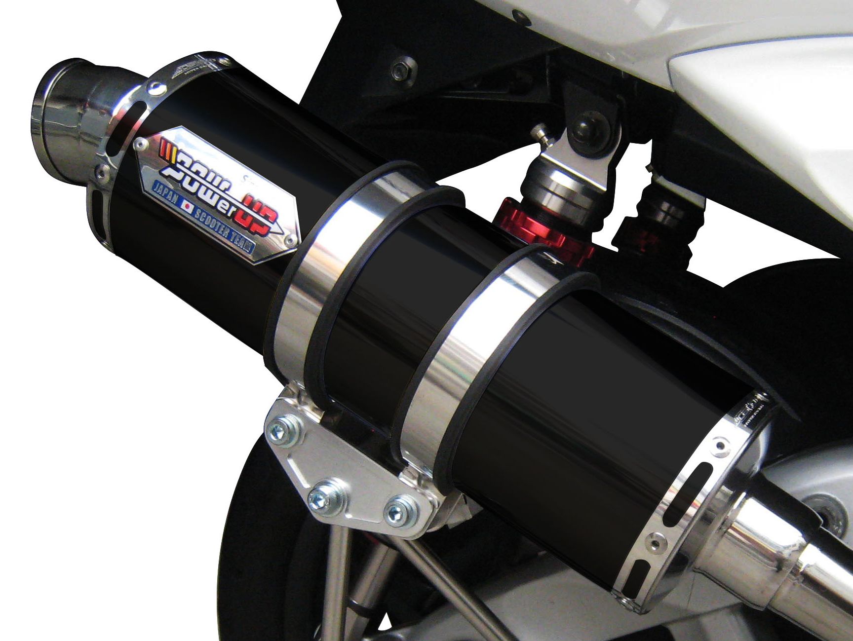 JOSHO1 HYPER RACING(ジョウショウ1)：COLPEND EXHAUST S POWER UP (コルペンドエキゾースト エス パワーアップ マフラー）ブラックステンJMCA認定4TH CYGNUS X(4型シグナスX) 0901049