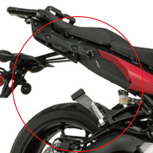 Y'S GEAR ワイズギア  サイドケースサポートステー MT09TR Q5KYSK085P05 JP-YSG-BX011