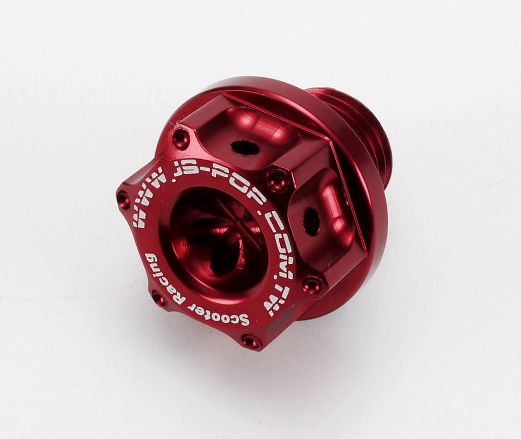 YAMAHA系 ギアオイルプラグ レッド 0541-0025