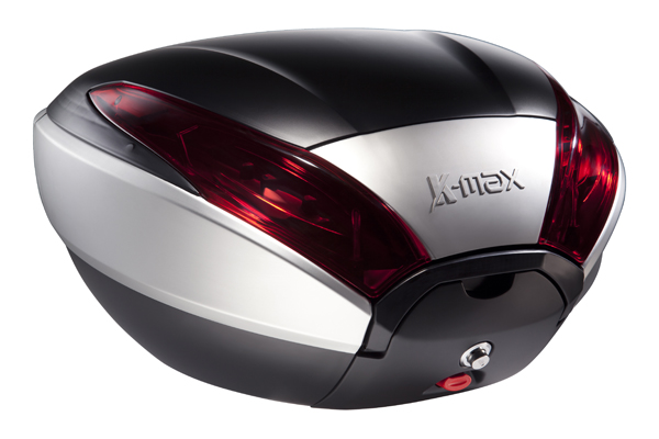 K-MAX K20 汎用リアボックス 40リットル　シルバー/ブラック プッシュオープンゲート R0-852-B101