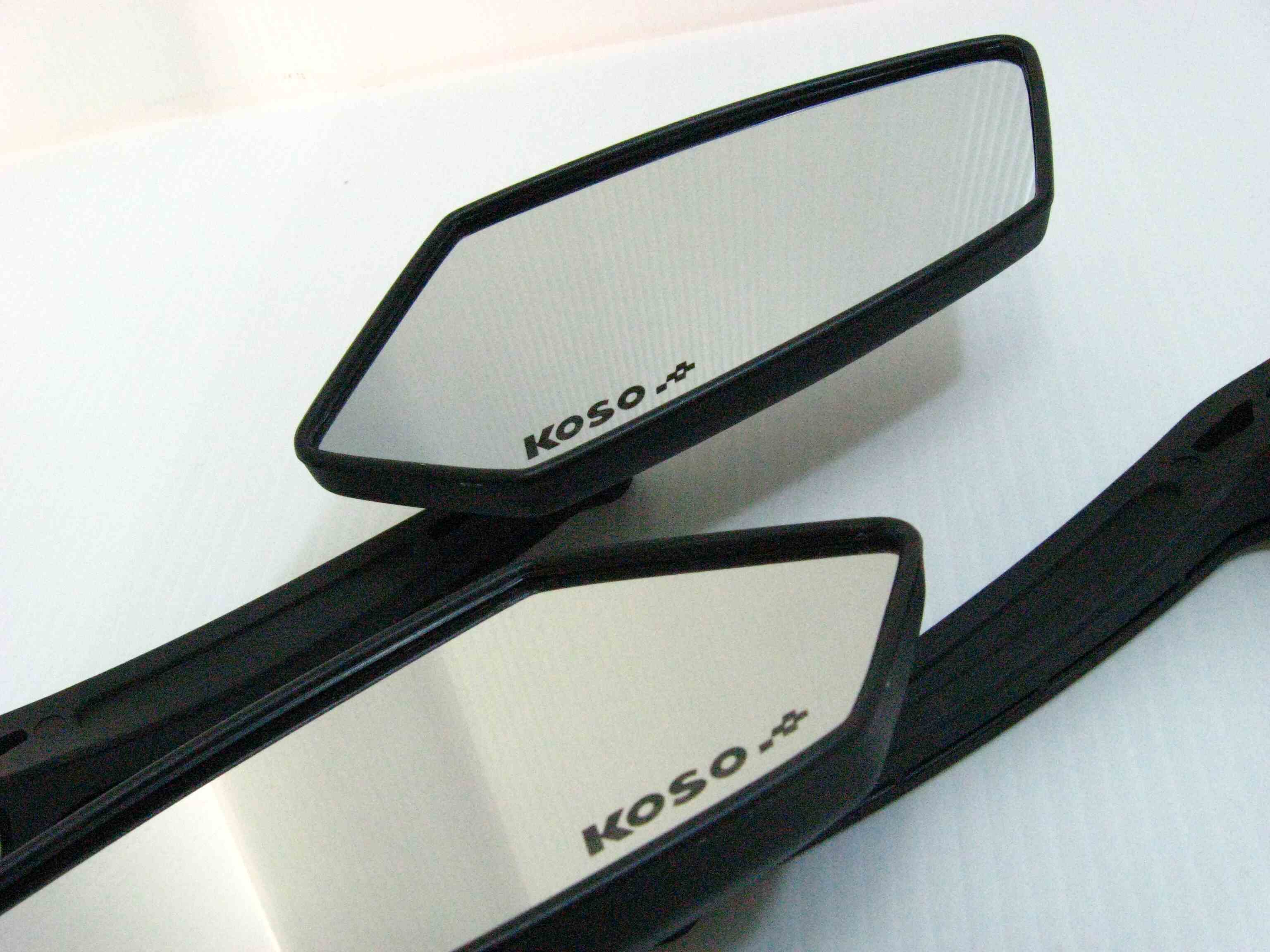 KOSO GTミラー クリアレンズ 10mm 逆ネジ対応 AC-74C
