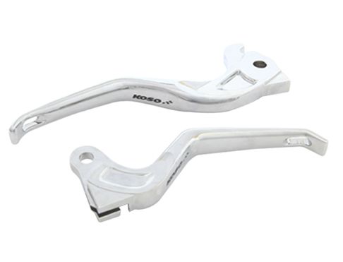 KOSO シグナスＸ 3Dブレーキレバー　シルバー AH032S40
