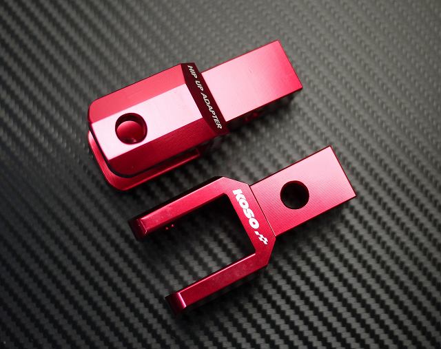 KOSO ヒップアップアダプター２個セット レッド EF001R00