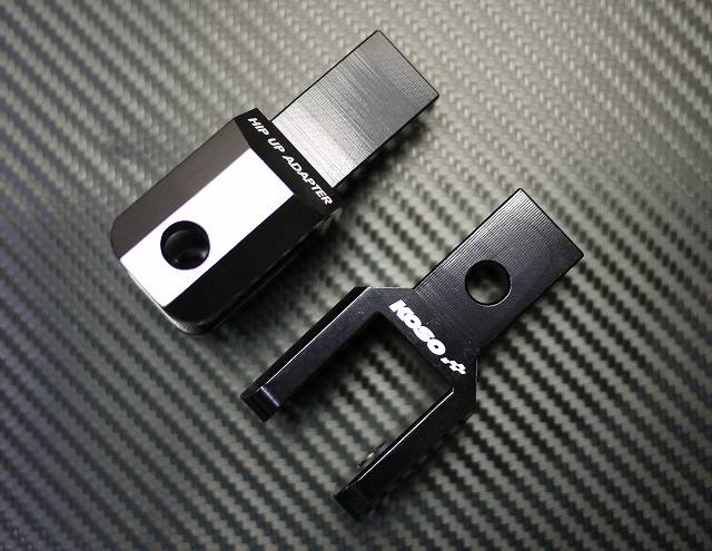 KOSO ヒップアップアダプター２個セット ブラック EF001K00
