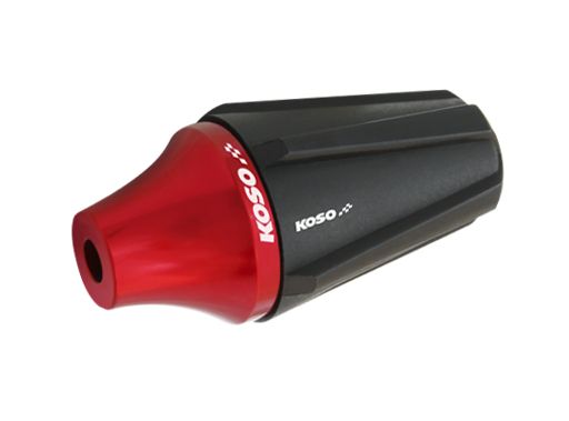 KOSO 汎用マフラーガードレッド M8,M10 JB003R00