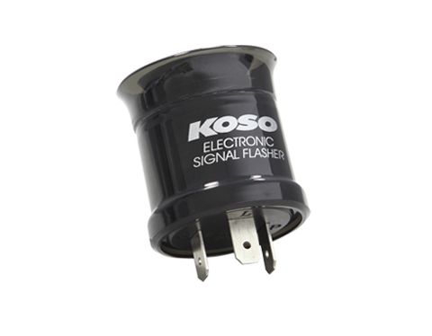 KOSO 汎用LED ウィンカーリレーII　3芯、2芯併用タイプ　DA DA版（打音タイプ） KD006020