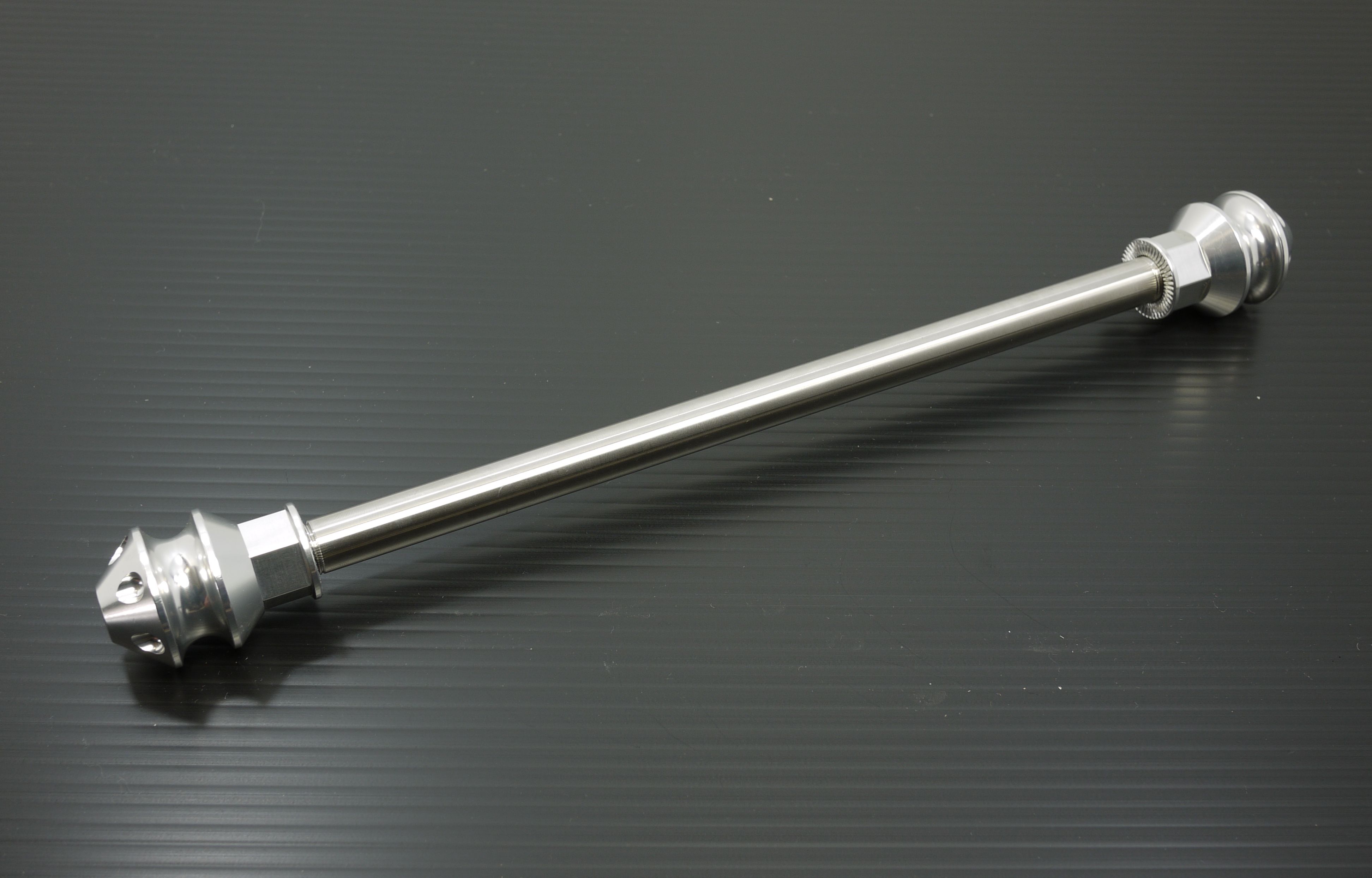 K＆S ステンレスフロントアクスルシャフトセット　シルバー EH-011-12-245