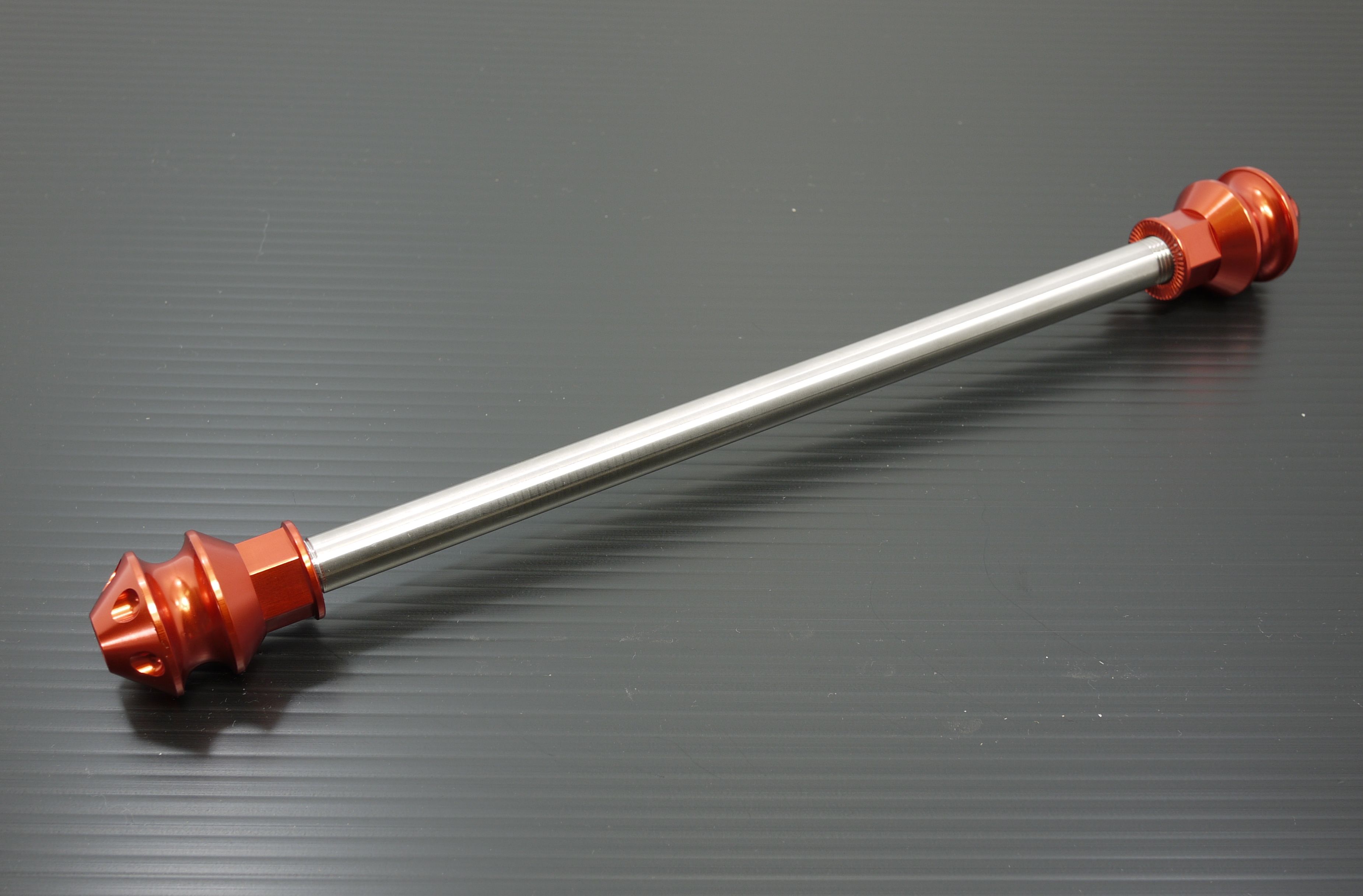 K＆S ステンレスフロントアクスルシャフトセット　オレンジ EH-011-12-245
