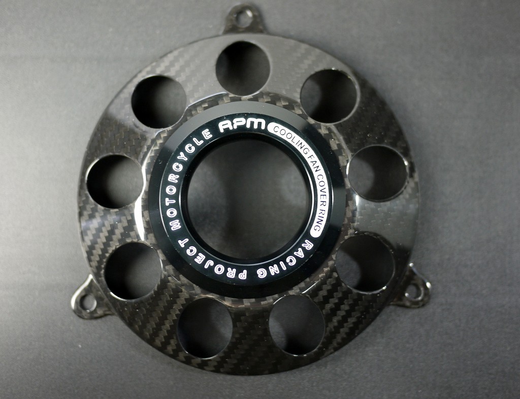 RPM サークルカーボンファンカバー　ブラック 0501000125233101