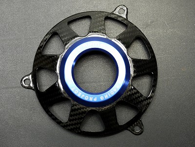 RPM トライアングルカーボンファンカバー ブルー RPM-108