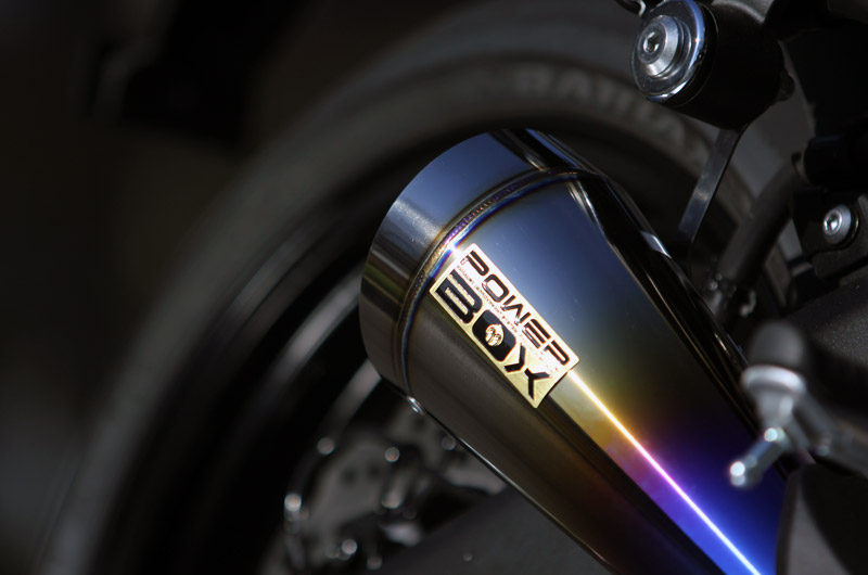 SP TADAO SP忠男マフラー 2014～Ninja1000（ZXT00L/ZXT00M） POWER BOX TITAN BLUE　パワーボックス　チタンブルー　NI1-PB-13 SPT-NI1-PB-13
