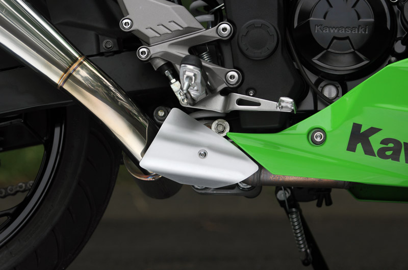 SP TADAO SP忠男マフラー　ニンジャ　Ninja250SL (JBK-BX250A) POWERBOX用　パワーボックス用ヒートガード　NI2-AL-01 SPT-NI2-AL-01