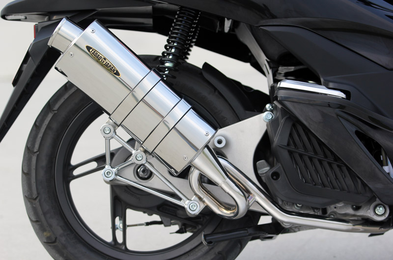 SP TADAO SP忠男マフラー　PCX125　14～(EBJ-JF56)　PURE SPORT SILENT　VERSION　ゴールドエンブレム　サイレントバージョン　PC1-GE-11 SPT-PC1-GE-11a