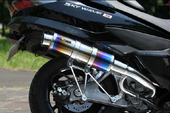 SP TADAO SP忠男マフラー　スカイウェーブ　SKYWAVE250TYPE-S（CJ46）’09~ PURE SPORT ”S” SK2-PS-04 4571117956017
