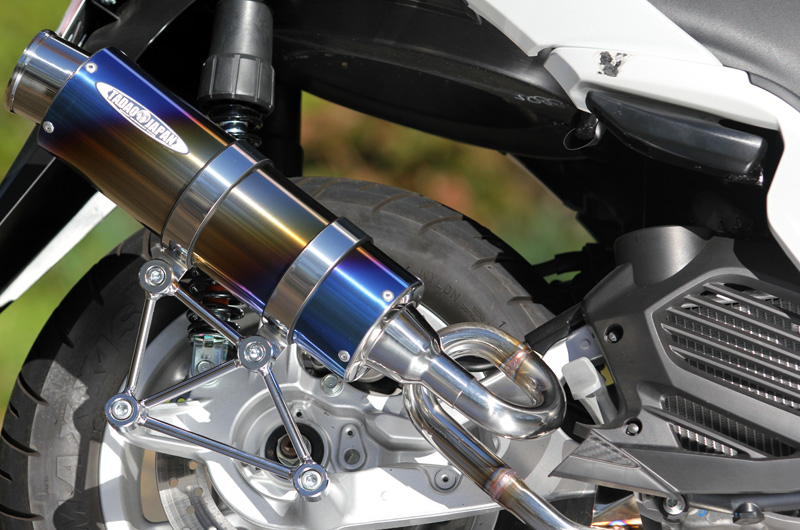 SP TADAO SP忠男マフラー　TRICITY トリシティ 125 PURE SPORT ”S”TitanBlue チタンブルー TR1-PS-03 SPT-TR1-PS-03