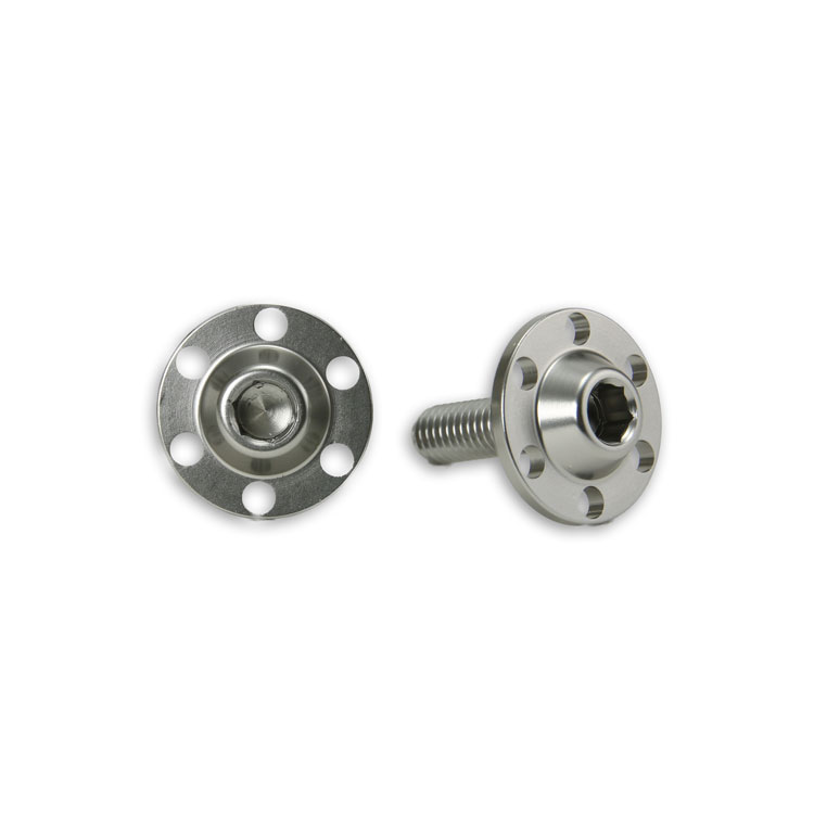 DDX アルミ ライセンス スクリュー セット グレー M6×20mm P1.0 TA-DDX-BT001GR
