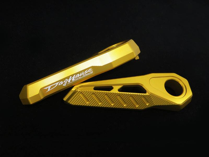DOG HOUSE CNCアルミビレット タンデムステップセット ゴールド【BW`S125】【EBJ-SEA6J】【BW`S R】【SE731】 TA-DOG-SB003GD