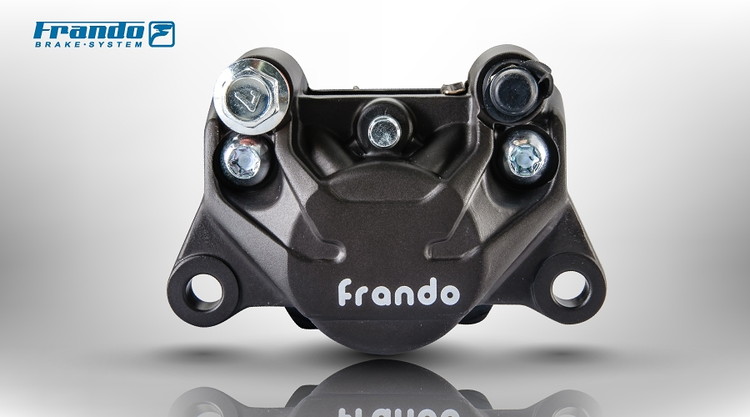 FRANDO 9GA 2ポット・ブレーキキャリパー　ハードアルマイト　 TA-FRA-BC009HA