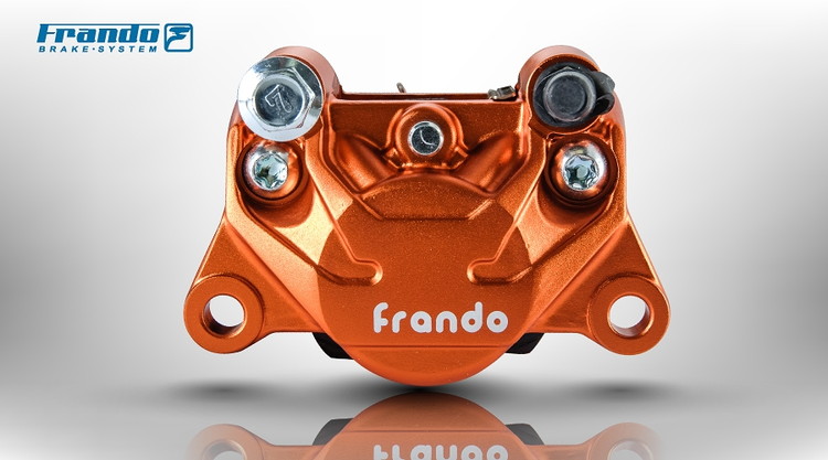 FRANDO 9GA 2ポット・ブレーキキャリパー　オレンジ　 TA-FRA-BC009OR