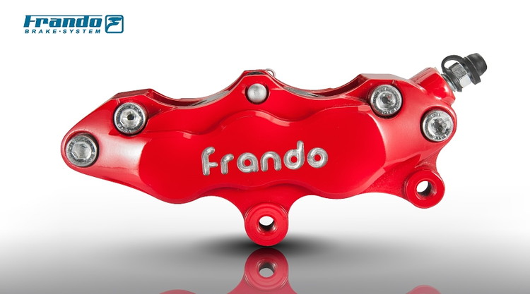 FRANDO 6PC-2 6ポット・キャリパー　レッド　右用 TA-FRA-BC06RDR