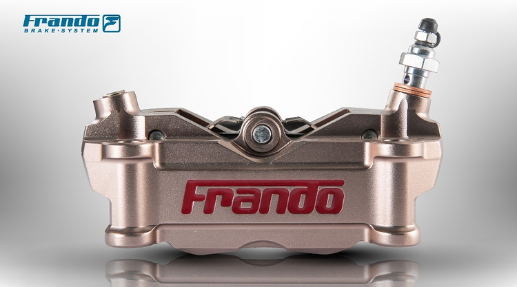 FRANDO HF-2 ビッグ・4ポット・ラジアルマウントキャリパー　チタン　左用 TA-FRA-BC11TIL