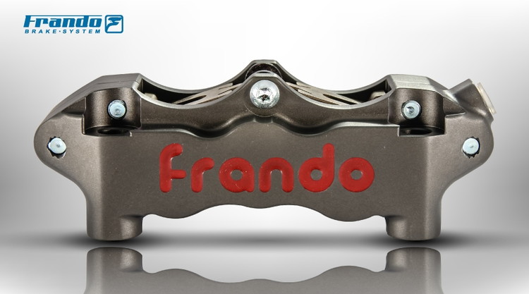 FRANDO HF-4 ビッグ・6ポット・ラジアルマウントキャリパー　ハードアルマイト　右用 TA-FRA-BC13HAR