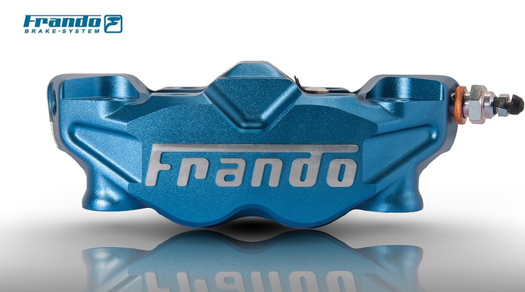 FRANDO ISI-03(B) ビッグ・4ポット・ラジアルマウントキャリパー　ブルー　左用 TA-FRA-BC17BLL