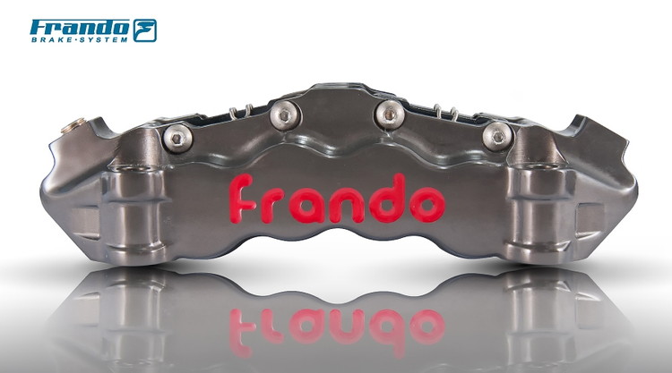 FRANDO HF-3 ビッグ・8ポット・ラジアルマウントキャリパー　ハードアルマイト　左用 TA-FRA-BC20HAL