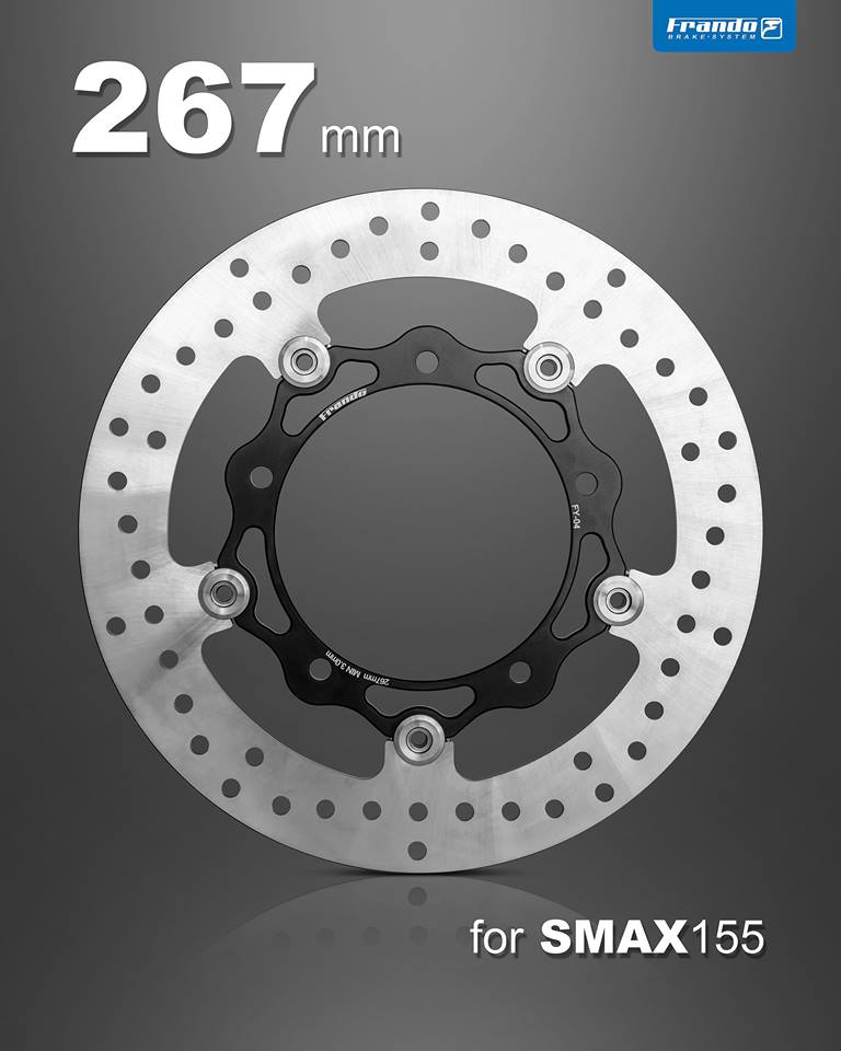 FRANDO 【MAJESTY S】【マジェスティＳ】【SMAX】【FORCE155】軽量フローティングディスク 267mm FY04