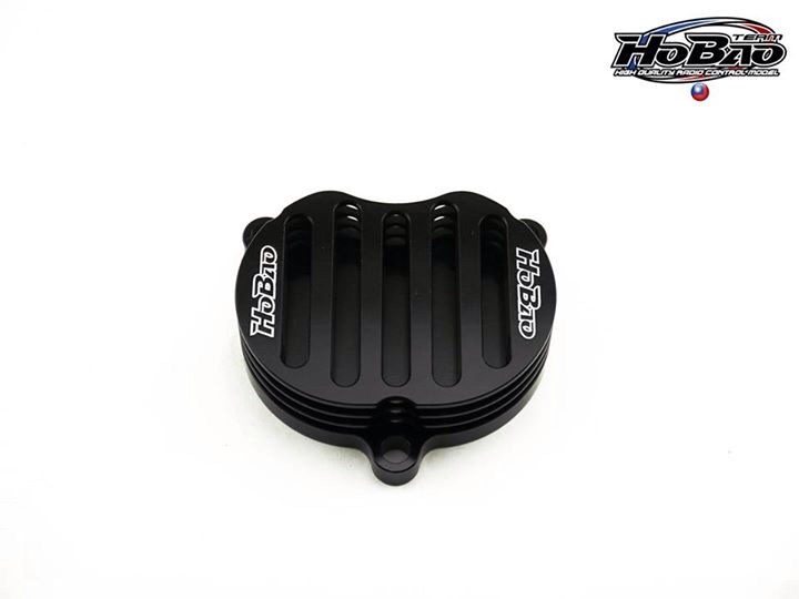 HOBAO　CNC冷却フィン付 バルブ タペットカバー ブラック YAMAHA(ヤマハ)車用 シグナスX125、BW’S125、GTR125 TA-HBO-AY001BK