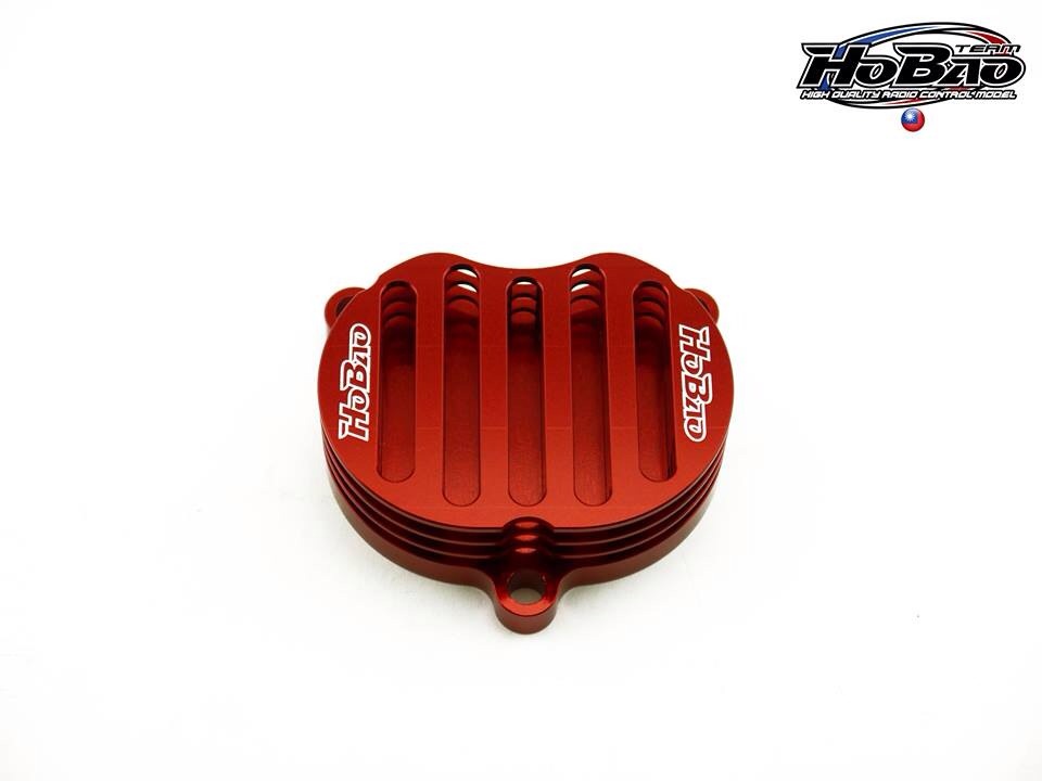 HOBAO　CNC冷却フィン付 バルブ タペットカバー レッド YAMAHA(ヤマハ)車用 シグナスX125、BW’S125、GTR125 TA-HBO-AY001RD