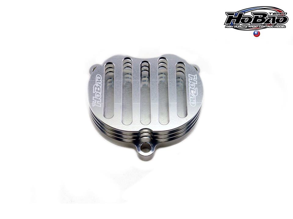 HOBAO　CNC冷却フィン付 バルブ タペットカバー シルバー YAMAHA(ヤマハ)車用 シグナスX125、BW’S125、GTR125 TA-HBO-AY001SI