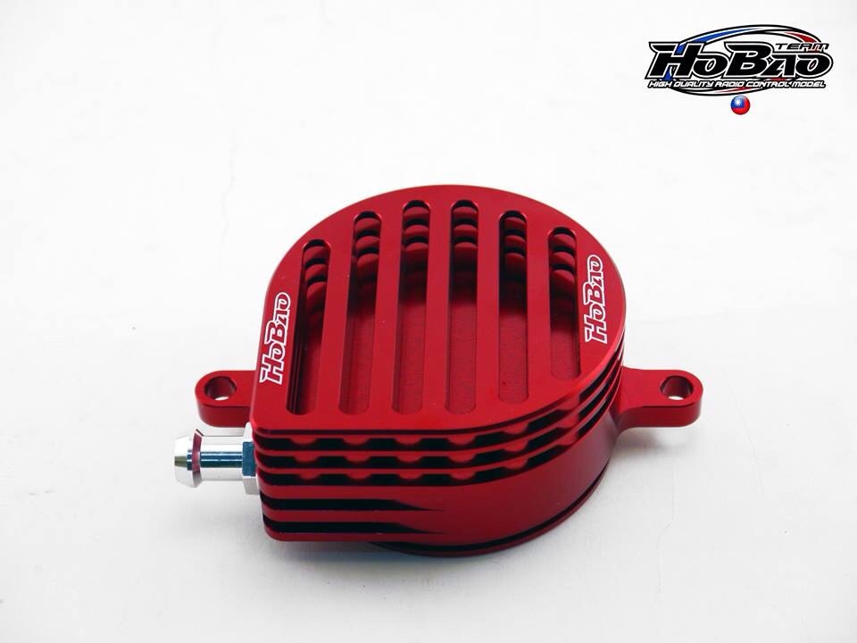HOBAO CNC冷却フィン付 カムカバー レッド TA-HBO-AY002RD