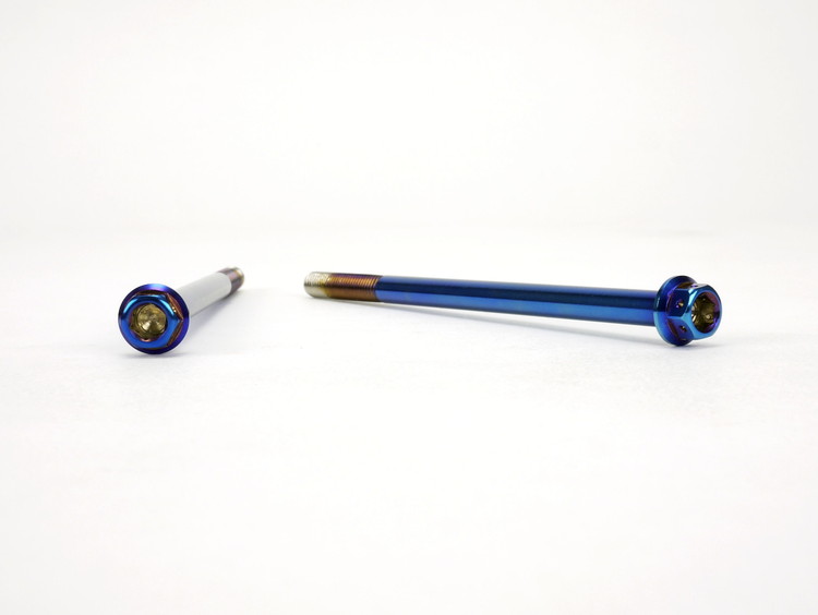 ☆Star Bolt CNC加工 ヘキサゴンヘッド　SUS PVDチタンコート ボルト　M6×110mm　P1.0mm 焼き色ブルー仕上げ 0032T